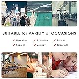 WANDF Rucksack mit Kordelzug Turnbeutel Sportbeutel Gym Bag Mit Aussentasche Verstellbar Tunnelzug Gymsack für Damen Herren Kinder mit Innentasche 11 Liter für Sport und Reisen (A - Schwarz)