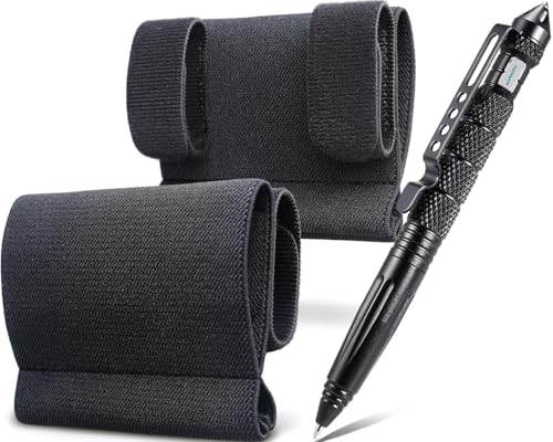 Woltechz Tourniquet Holder with Tactical Pen, Elastic Duty Belt TQ Pouch