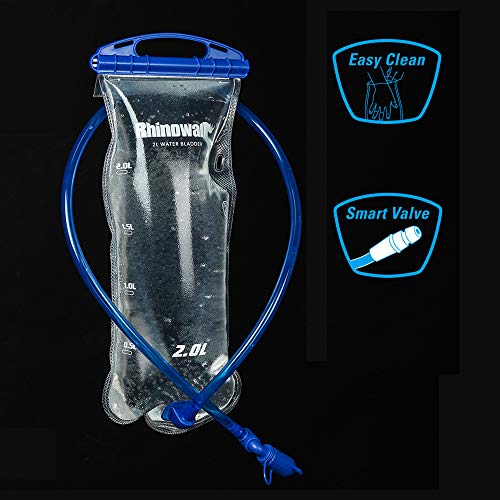 Bexiga, Andoer Bexiga de hidratação para esportes ao ar livre 2 litros à prova de vazamento de água