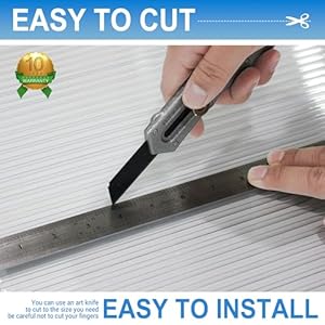 12 pcs 2 x 6 x 024 polycarbonate greenhouse panels twin wall polycarbonate panels impact resistance clear sheets greenhouse panels uv protection waterproof for garden and greenhouse  urban country home decor