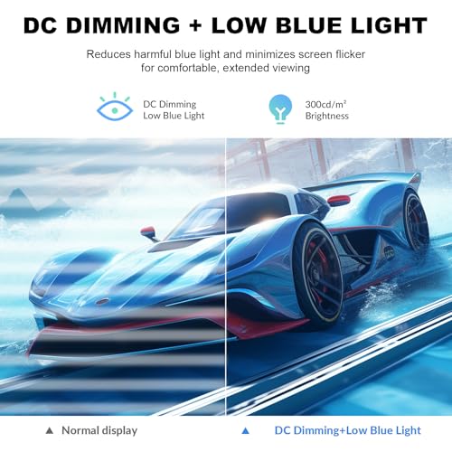 Image of ZZA 32 inch Monitor | 4K UHD 3840x2160, IPS Panel, 60Hz, Adaptive Sync, 100% sRGB, Back Breathing Light,Blue Light Filter, VESA Mountable 75x75mm