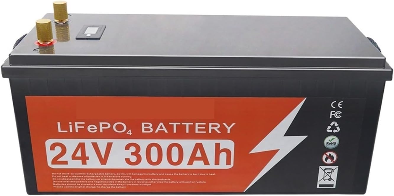 ARyee Batería LiFePO4 de 12 V 20 Ah, batería recargable de ciclo