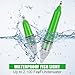 AGOOL Underwater Fishing Light, 4pcs Deep Drop Fishing Light Waterproof Flashing LED Night Fishing Light Attractive Light Green Light Bait Lure Lamp Fishing Bait Lure 5 Colors 6.7 inch 4.7 inch