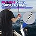 Wamlet Telescopic Fishing Gaff with Stainless Sea Fishing Spear Hook Tackle, Nonslip Rubber Handle Aluminium Alloy Pole for Saltwater Offshore Ice Tool (GAFFHOOK01)