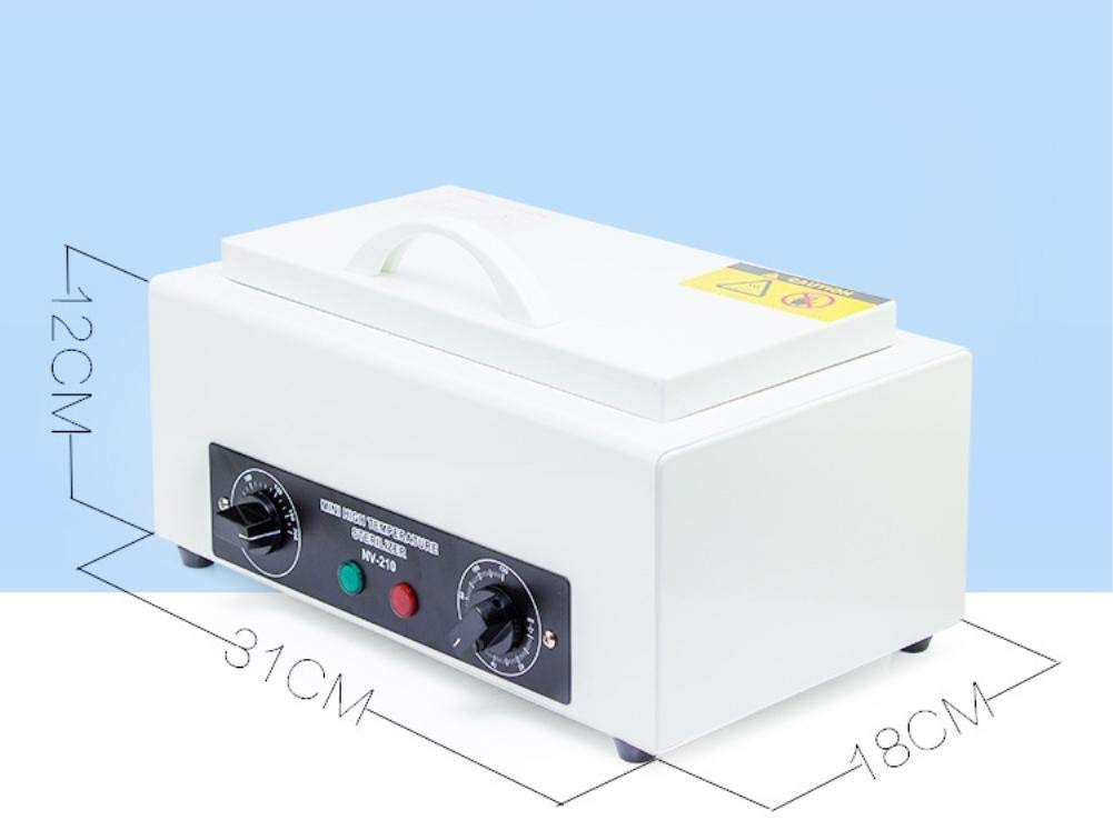 Esterilizador uñas UV Desinfección Gabinete Alto Temperatura Secadora Calor Uña Manicura Pedicure Salón Herramientas Tratamiento Desinfectar Máquina