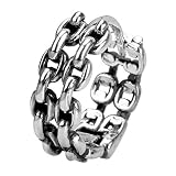 [silver KYASYA]チェーンピアス シルバー925 ダブルチェーン 鎖 フープ 男性 silver 金属アレルギー対応 片耳用 18G 父の日 イヤリング メンズ