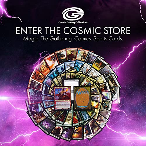 Cosmic Gaming Collections 101 Magic The Gathering Rares Collection | 101 Assorted Mtg Gold Symbol Rare Cards + 1 Planeswalker | Huge Variety From Several Expansions | Great Value Bulk Mtg Rares Lot #TOP7