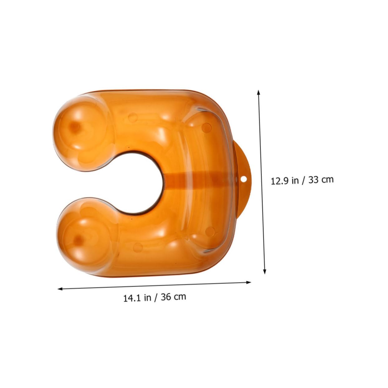 Didiseaon Plastic Perm Neck Tray 2pcs Shampoo Holder Waterproof Hair Washing Basin for Salon Home