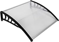 Vista 13 de Toldo para ventana, toldo moderno de policarbonato para puerta delantera, toldo para patio, cubierta para puerta de ventana, para lluvia, nieve