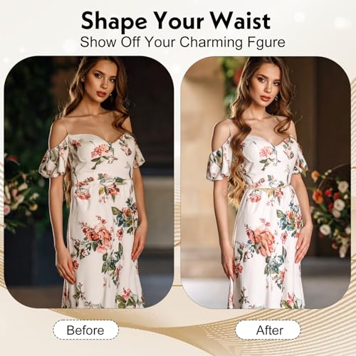 Skinny Gold Bow Belt, Stretchy Metal Chain Belt Adjustable Waist Belts for Women Girls Dresses Jeans Formal Casual Attire4