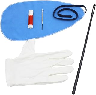 Mikinona Instrument Cleaning Set Flute Swab Saxophone Brush Flute Cleaner Polishing Cloth Wind Instrument Accessories