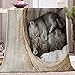 QHDHGR Wohnzimmerdecke Korb Katze Gedruckte Nap Decke Gemütliche Bettdecke Soft Throw Decke für Couch Schlafsofa Geeignet für alle Jahreszeiten180 * 200cm / 70.8 Zoll * 78.7 Zoll