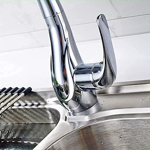 Robinet mitigeur de douche extractible eau chaude et froide - 5