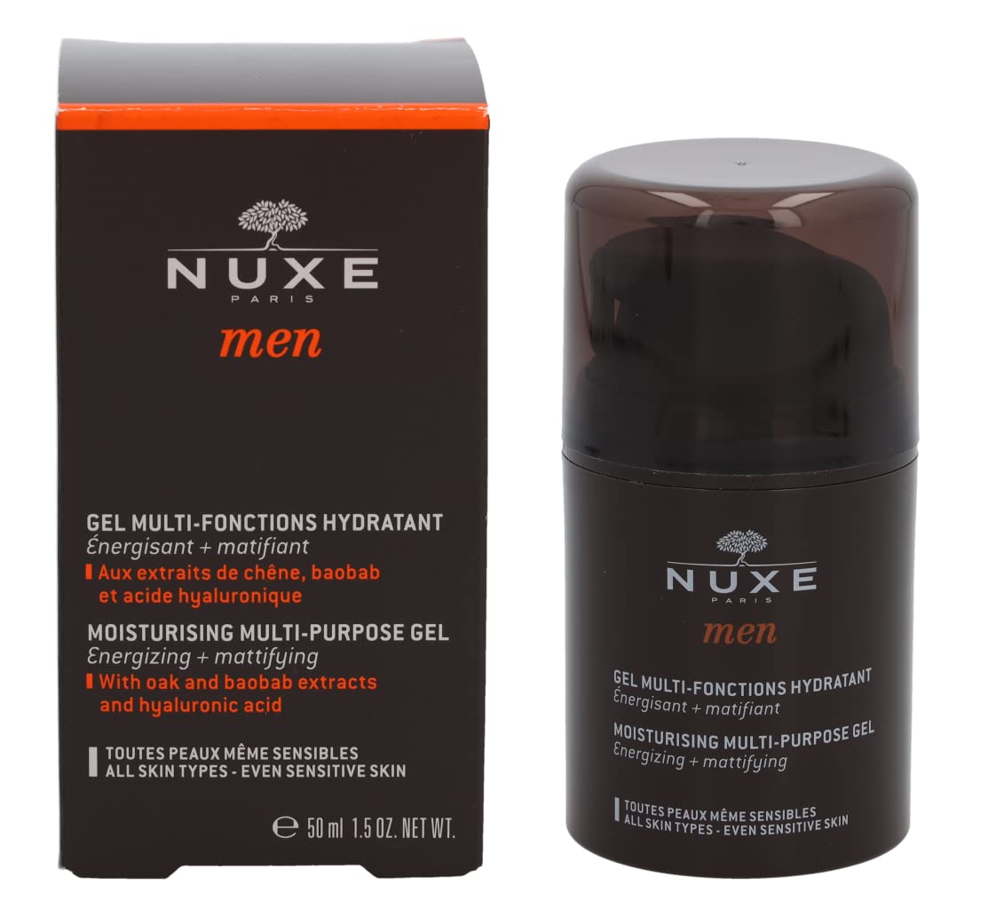 NUXE MEN 50 ml gel viso uomo trattamento idratante energizzante opacizzante
