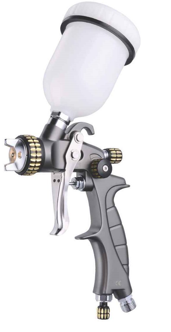 Painter Spray Gun (LABEL) HVLP Gravity Spray Gun PF-02 Non-drip Paint Cup with Nozzle Tip Size 1.0 mm 100 ml cup. (B01M2Y2107) Amazon Price History, Amazon Price Tracker