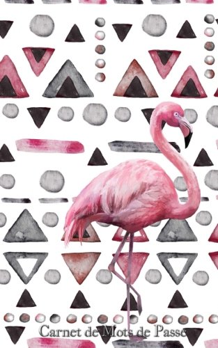 Télécharger Carnet de Mots de Passe: A5 - 98 Pages - 193 - Watercolor - Flamant Rose - Motifs Geometriques Livre eBook France