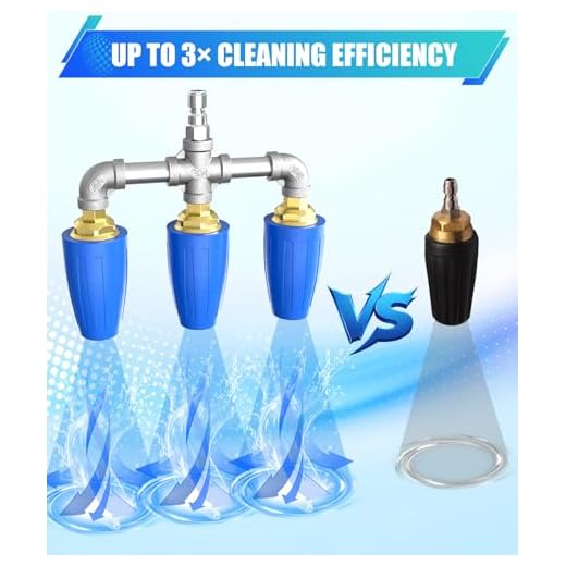 CADEGUO Triple Turbo Nozzle Pressure Washer