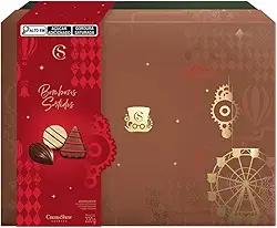 Caixa Cenário de Natal 220g Cacau Show