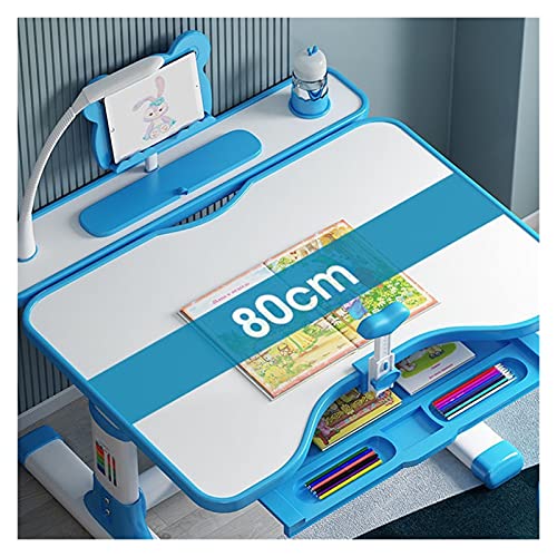 studiebalie Studiebalie Student Home Huiswerk Bureau Opgeheven en verlaagd Tafel en stoel Set Multifunctioneel Schrijfbureau Kinderbureau Studiebalie Slaapkamer met laden - Afbeelding 5
