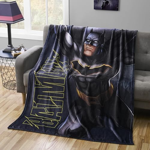 Batman Character Throw Blanket – Soft and Cozy 46”...