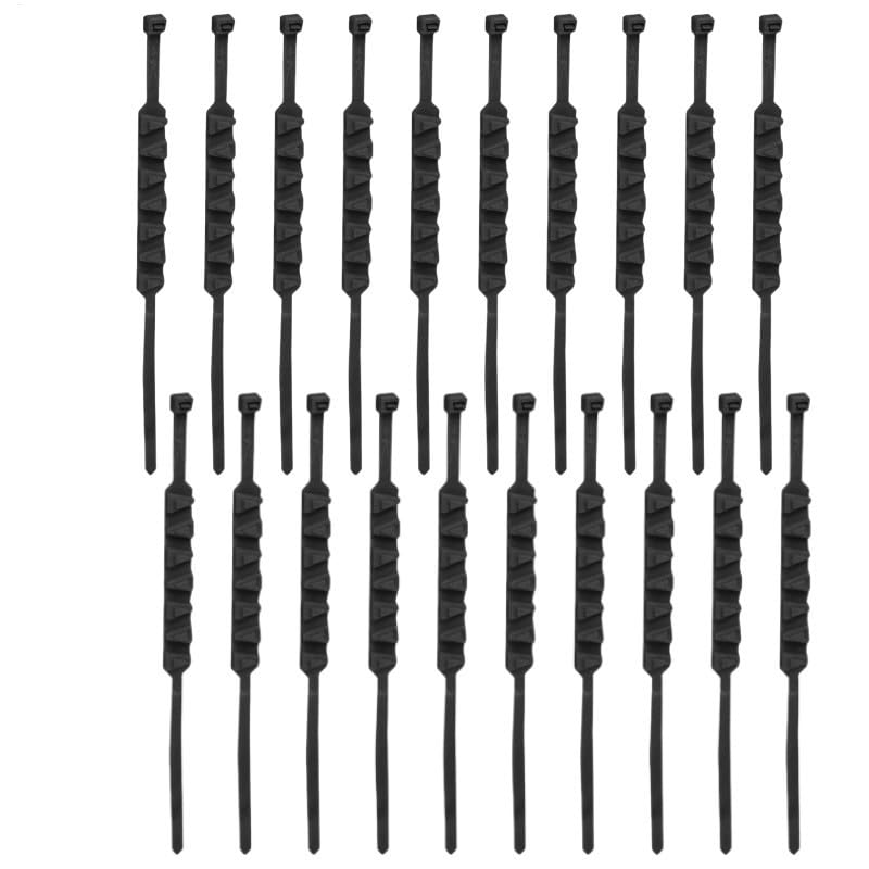 20 Stück Reifen Schneeketten Für Winter Autoreifen, 50cm Rutschfeste Autoreifen Schneereifen Kabelbinder, Wiederverwendbare Anti Schneeketten Für Autos E Scooter Fahrrad Universal Nylon