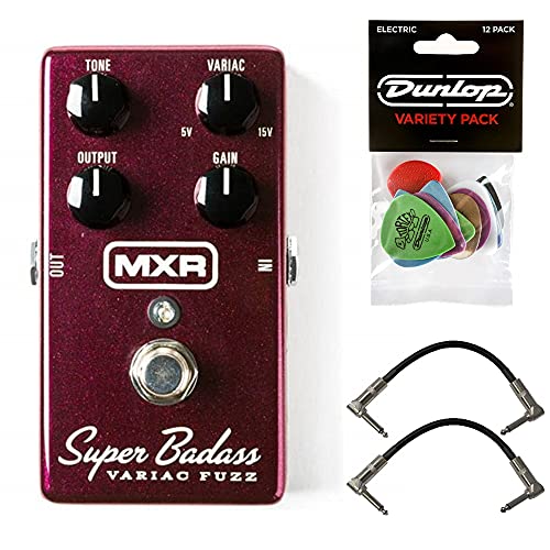 MXR M236 Super Badass Variac Fuzz Distortion Effects �y�_���o���h�� �p�b�`�P�[�u��2�{�ƃ_�����b�vPVP101�s�b�N�p�b�N