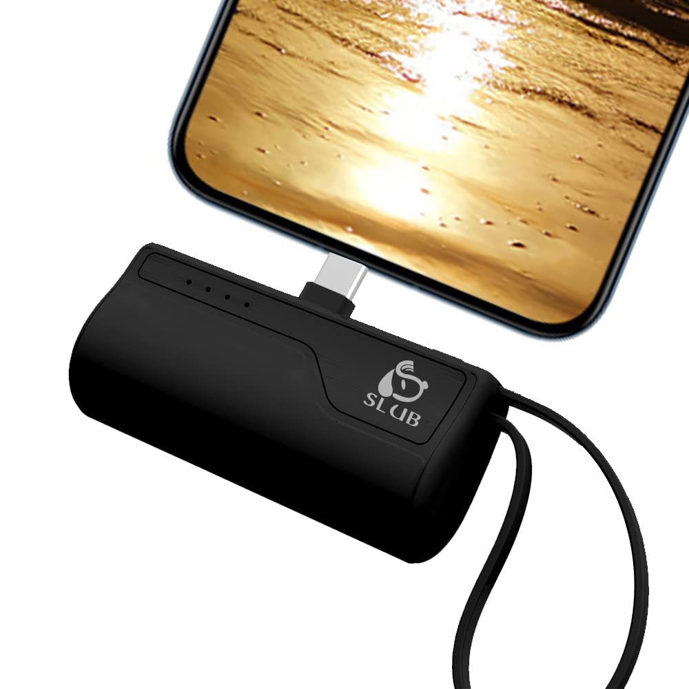 Amazon | モバイルバッテリー 5000mAh Type-Cコネクター内蔵 直接充電