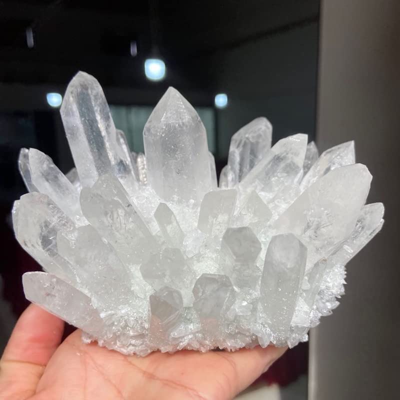 Cuarzo Claro de 700g para eliminar la frialdad de tu oficina con decoración de cristal natural 6