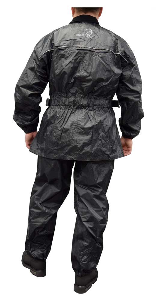 Redline Unisex 2-Piece Motorcycle Rain Suit, Waterproof Heat Seams M-RHR66 (S)