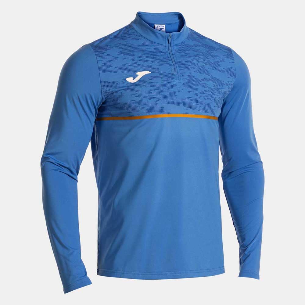Joma Jungen-Laufshirt mit halbem Reißverschluss, 4XS-2XS, Sportshirt mit Thermofutter für Schule und Training, Record III