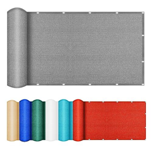 Cache vue balcon gris clair pour créer un coin repas sur la terrasse - 2