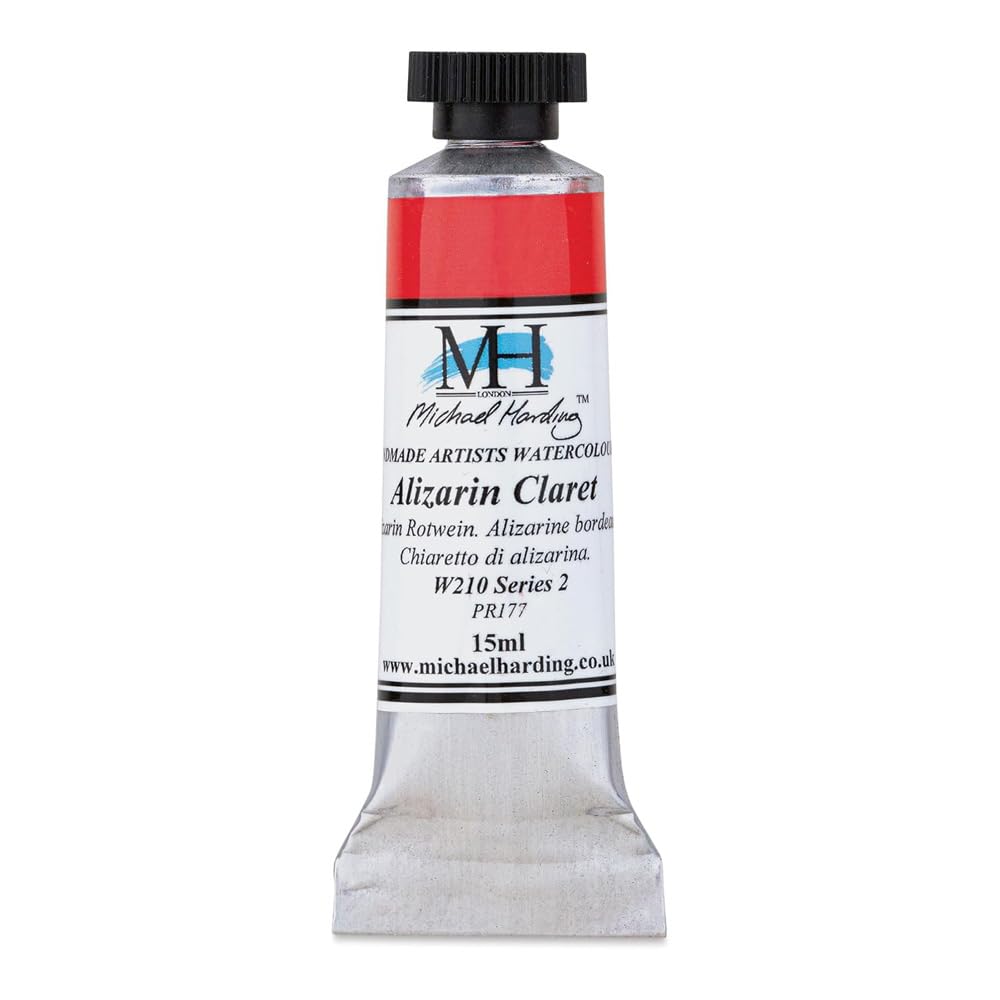 Michael Harding Professional Watercolors - 15ml Tubes (Alizarin Claret)