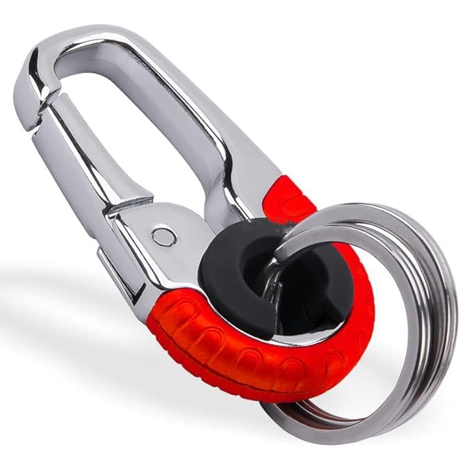 Heavy Duty Stainless Steel Keychain For Travel | Key Ring Hook Keychain Home