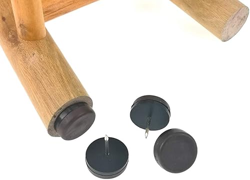 Miniatura 5 de 40 almohadillas deslizantes para muebles, de nailon, para patas de madera, sofá de mesa (diámetro, blanco)