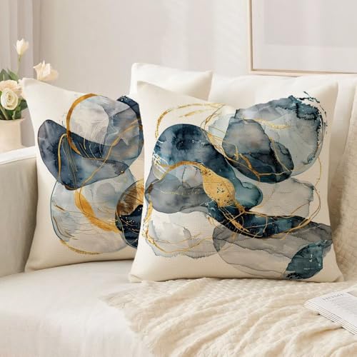 Housse coussin 75x75cm imperméable double face lot de 2 D588