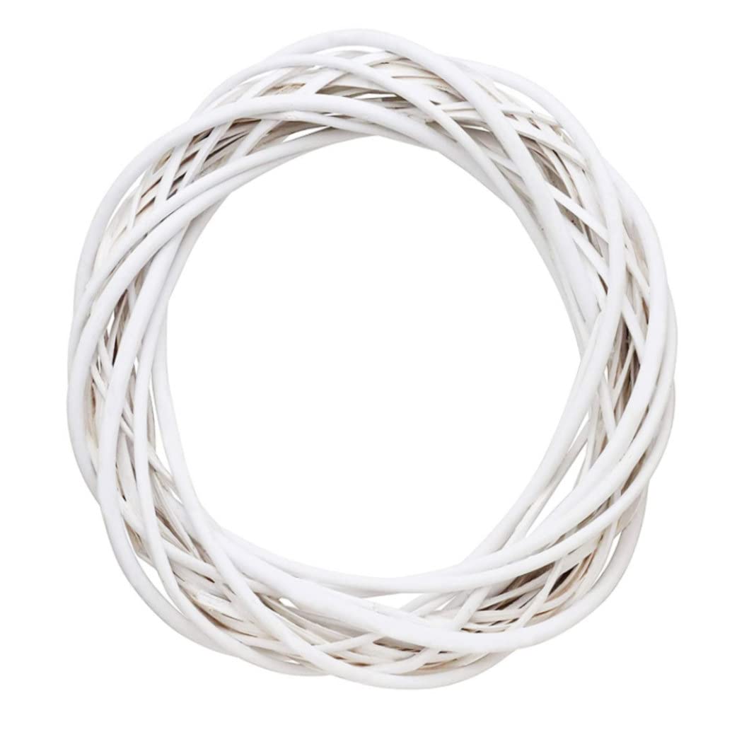 Latemeia 30Cm Wicker Wreath Natural Grapevine Wreath Form For Crafts - Grapevine Garland Base Rattan Vine Ring For Diy Floral Arrangements, Christmas And Decor, Decoraciones Interiores