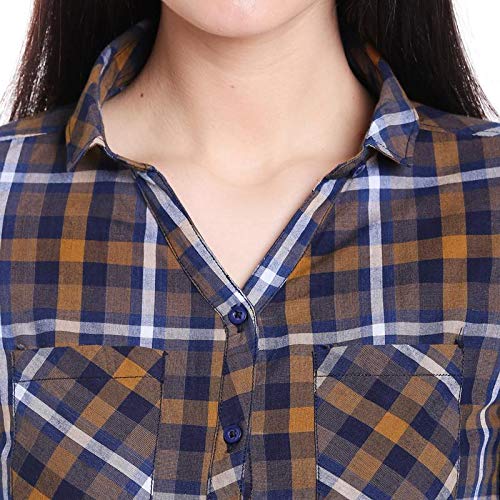 Image of PINACOLADA Women's Checkered Casual Shirt