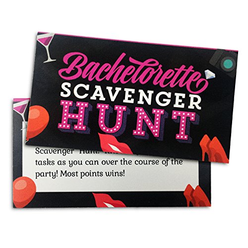 Big Bad Bash Bachelorette Party Game - Naughty Scavenger Hunt