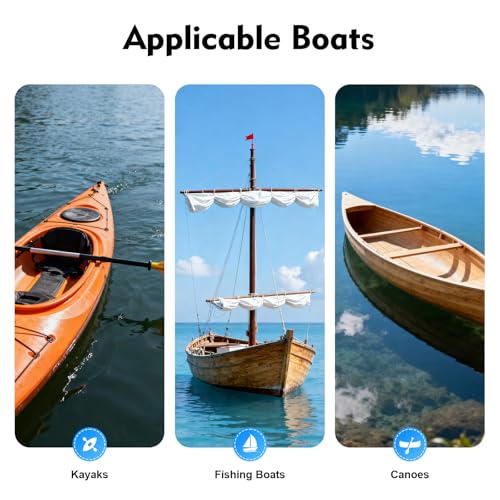 Image of Portable Fish Finder Mount, Universal Fish Finder Bracket w /360 Adjustable Rotatable Transducer Pole Mount for Boat Canoes, Kayaks Fishing