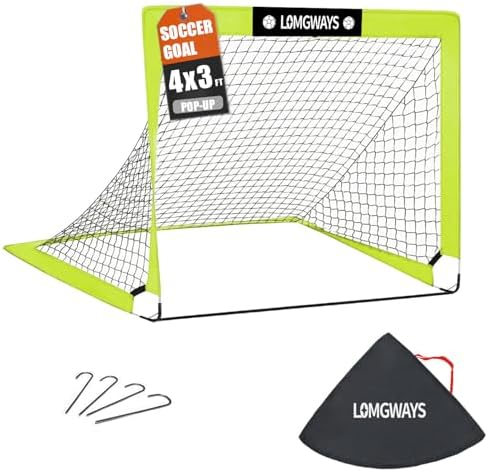 4x3 ft Portable Pop-Up Soccer Goal