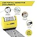 ExcelMark Rolling Identity Theft Guard Stamp (ID Theft Stamp with Refill Ink)