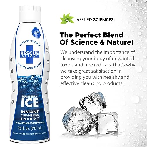 Rescue Detox - ICE - Blueberry Flavor - 32 oz | Works in 90 Minutes Up to 5 Hours - Image 4