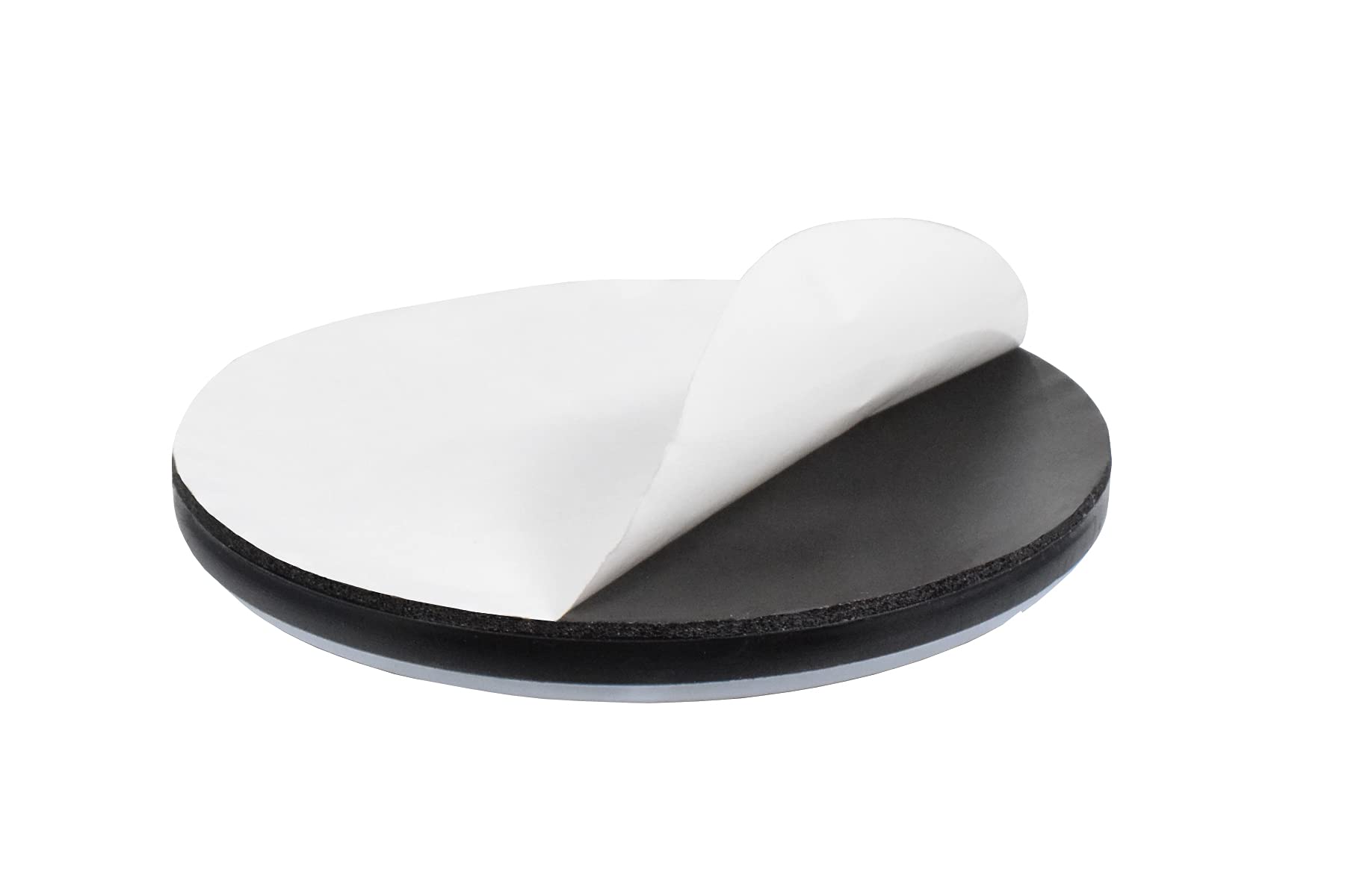 Adsamm® / 4 X Patins En Feutre Extra Forts/Bruns/ 70 Mm/Rond