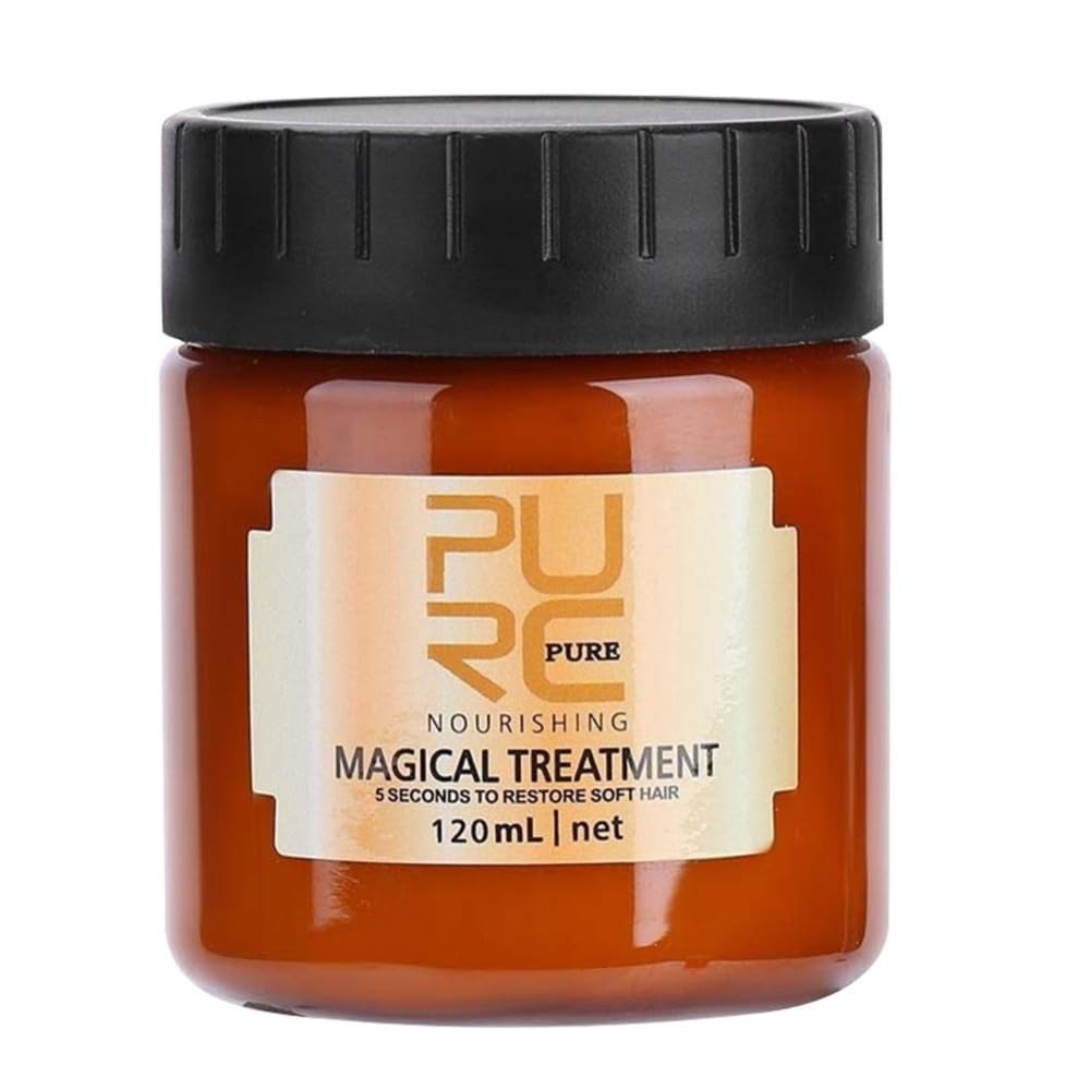 NIKITA.VIVIPure Nourishing Magical Hair Treatment Mask To Restore Soft Hair 120ml | 5 Seconds Deep Conditioner Suitable For Dry & Damaged Hair | Advanced Molecular Hair Roots Treatment Conditioner