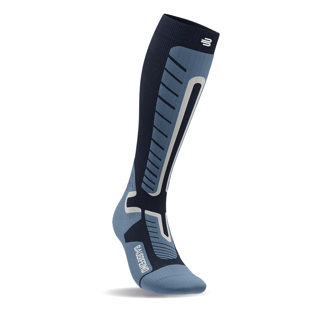 BAUERFEIND Skisocken „Ski Alpine Compression Socks“, 1 Paar Ski Alpin & Snowboard Wintersocken mit Merino-Wolle, Sport Kompressionssocken