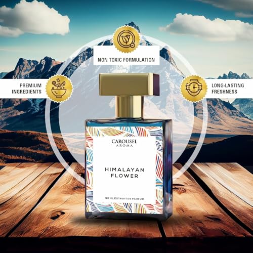 Image of Carousel Aroma Himalayan Flower 50ml - Eau De Parfum for Unisex | Long Lasting Luxury Perfume | Premium Fragrance perfume for Men & Women | Pack of 1
