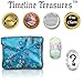 Timeline Treasures Easter Egg Charm for European Charm Bracelets Lampwork Glass Stainless Steel