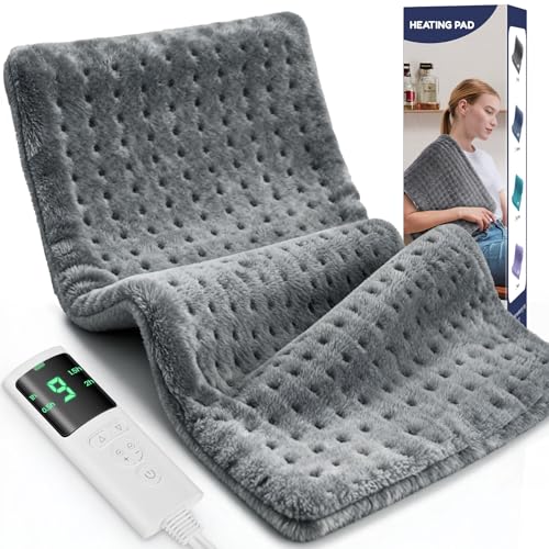 VSTKEN Heizkissen – Extra Dick, aus Weichem Flanell [Dunkelgrau] – Ansicht 1