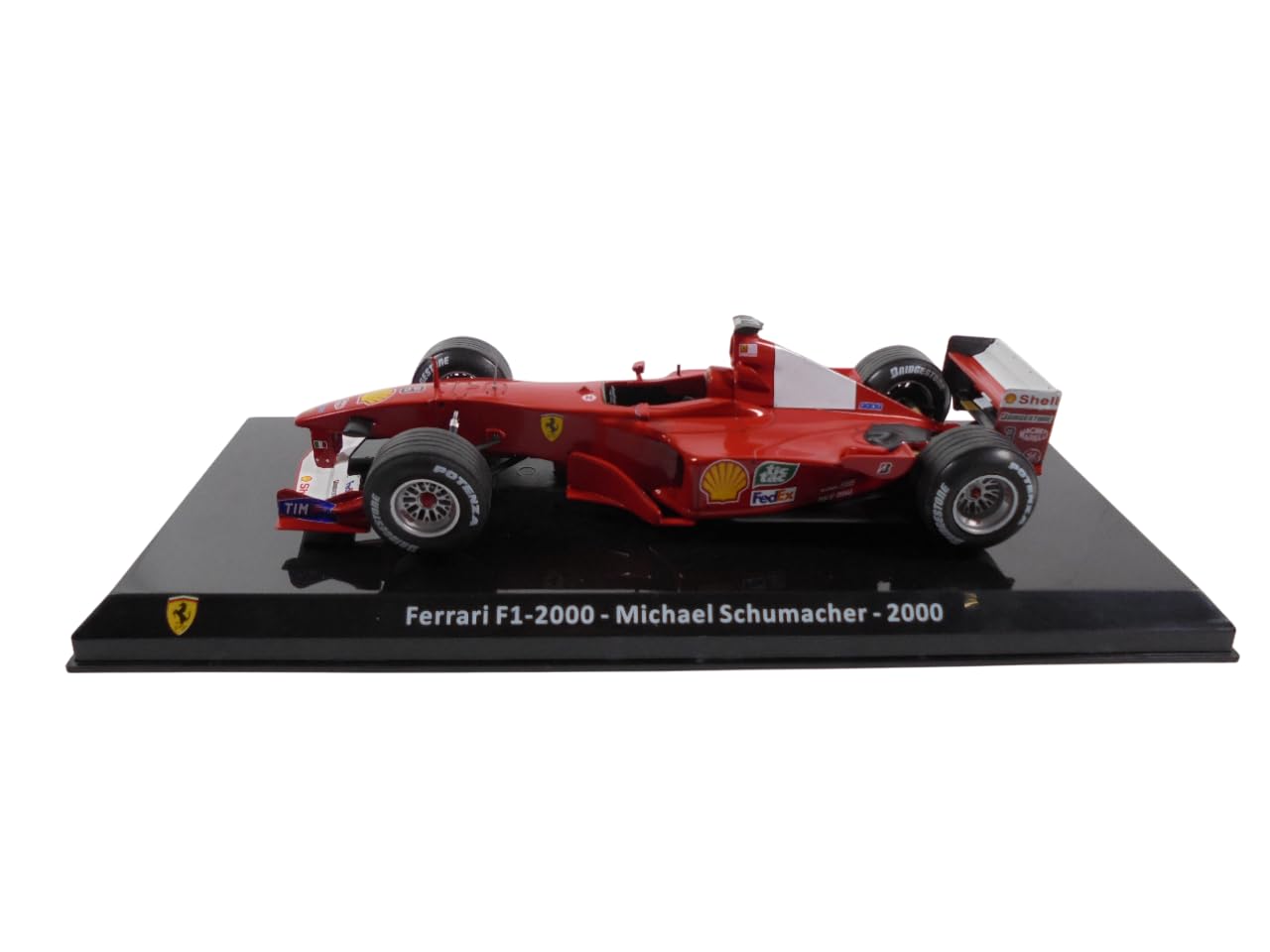 OPO 10 Formule 1 Compatible avec Ferrari F1-2000 Michael Schumacher 2000-1/24 Voiture Miniature - GF002