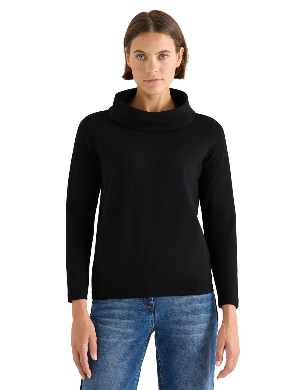 Damen Shirt mit großem Kragen